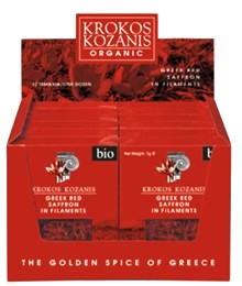 Saffron Filament 12 BIO. 12 kusov po 1 gr